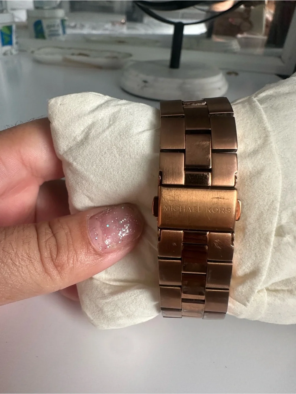 Michael Kors Rose Gold Stainless Steel Bracelet Watch